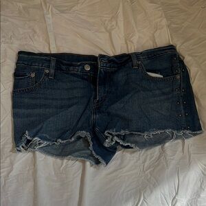 Levi’s Studded Blue Denim Women's Shorts